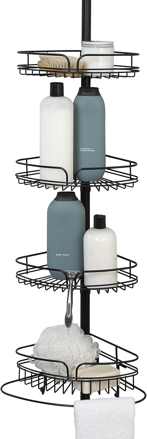 Bronze Shower Tension Pole Caddy T571