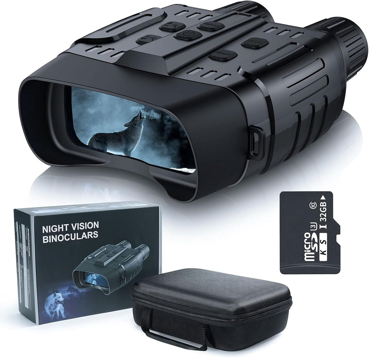 Black Digital Infrared Night Vision Binoculars L809037