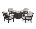 5-Piece Deep Seating Set with Fire Pit Table I650