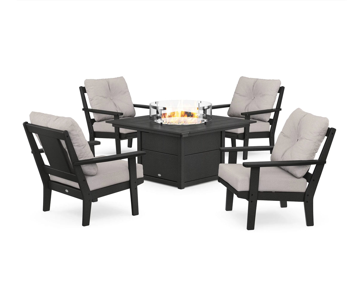 5-Piece Deep Seating Set with Fire Pit Table I650