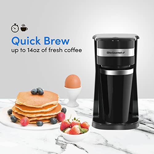Iced/Hot Coffee Maker, 8, 10 or 12oz Pours, Black/Stainless-Steel U651