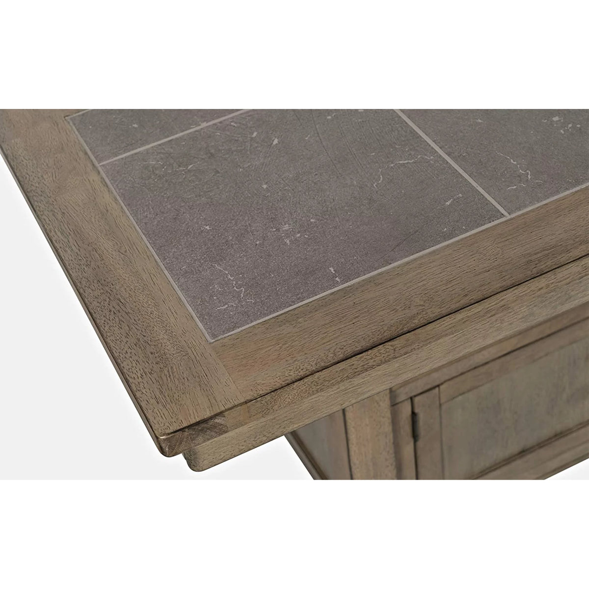 74'' Storage Dining Table with Tile Inlay D6664