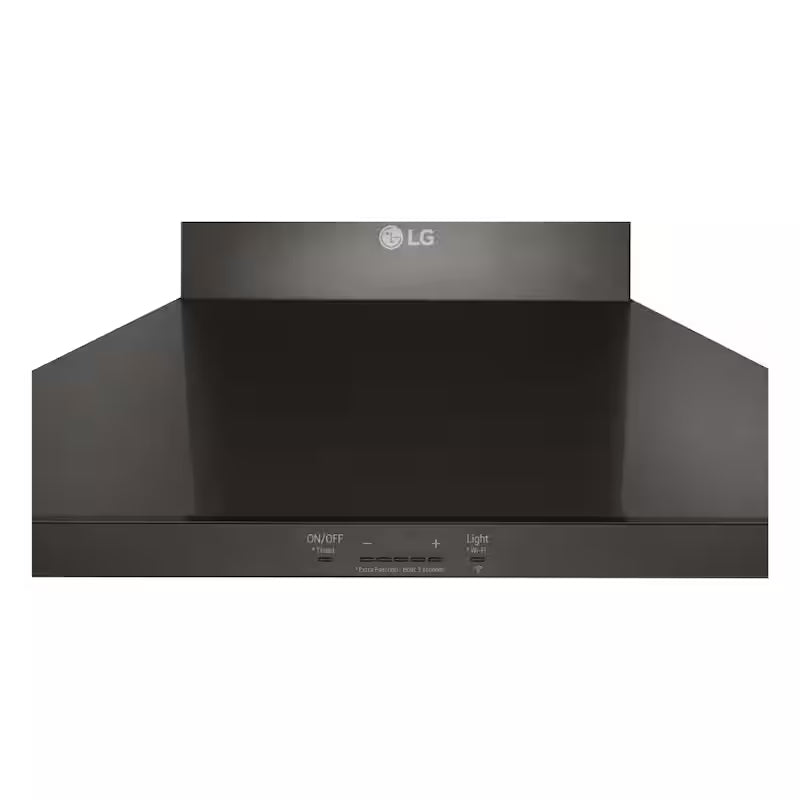 36 in. Smart Wall Mount Range Hood Black Stainless Steel V3023