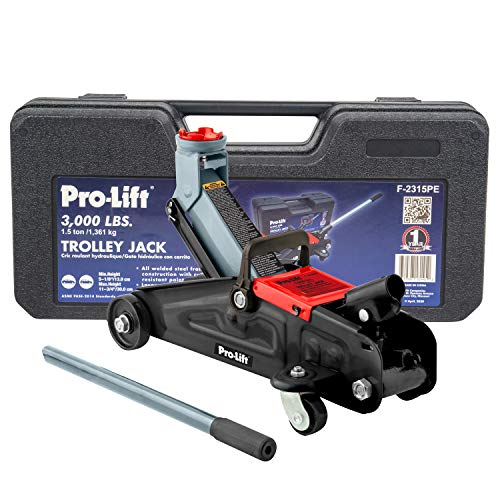 Grey Hydraulic Trolley Jack 3000 LBS 12 Inch P867242