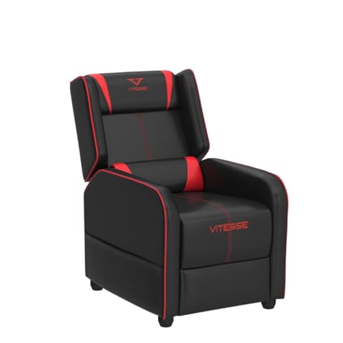 Blue PU Leather Gaming Recliner Chair T43208