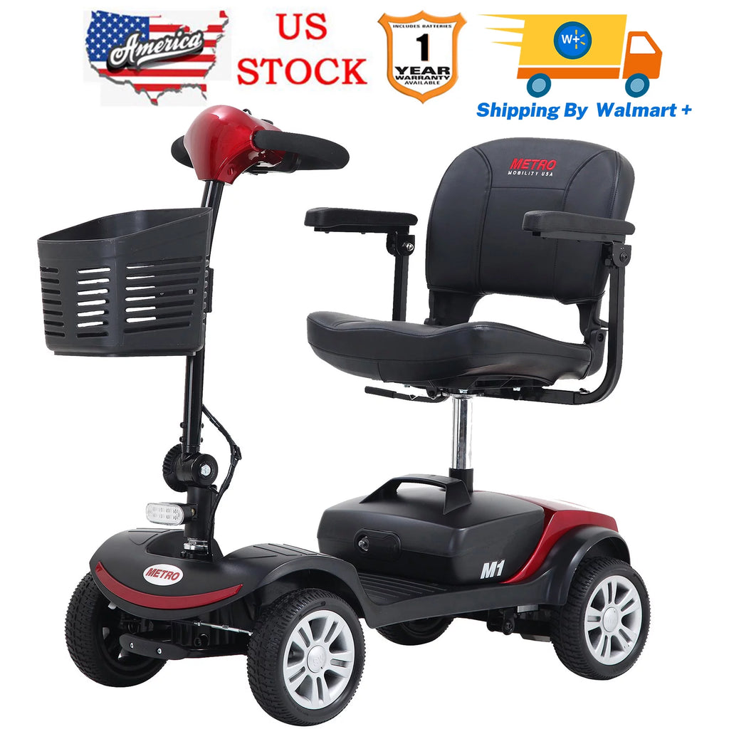 Heavy Duty 4 Wheel Mobility Scooter with Swivel Seat Y255656