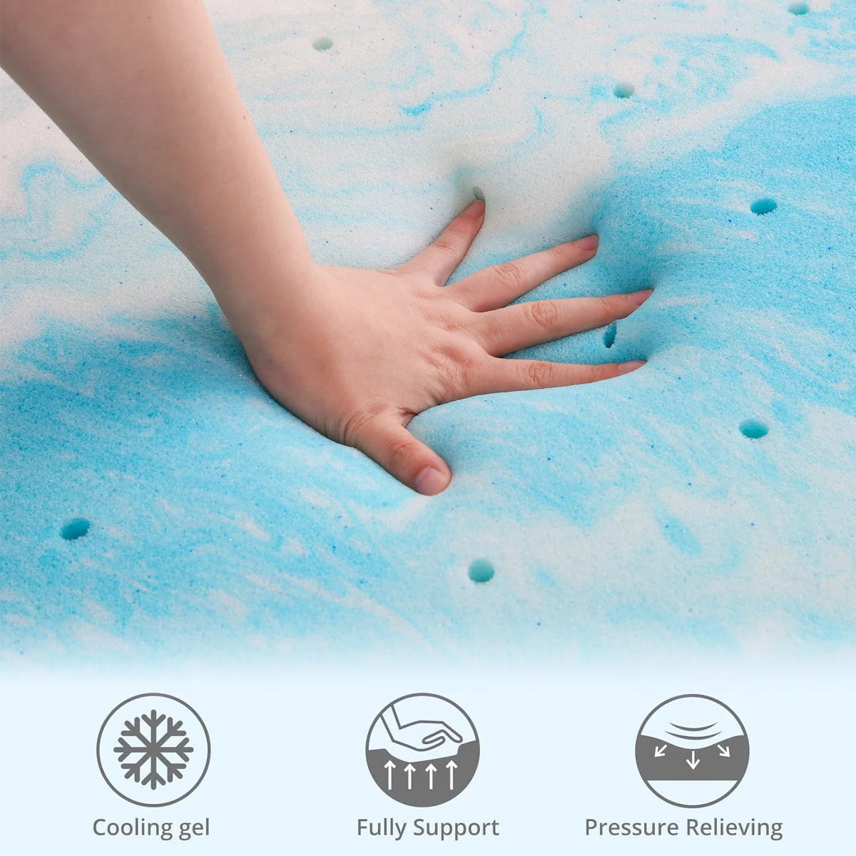 Memory Foam Mattress Topper C185