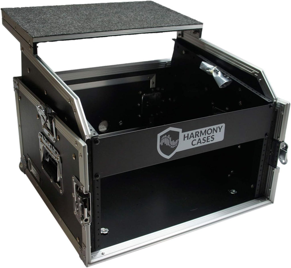 10U Slant Top 6U Vertical Rack Case Z58018