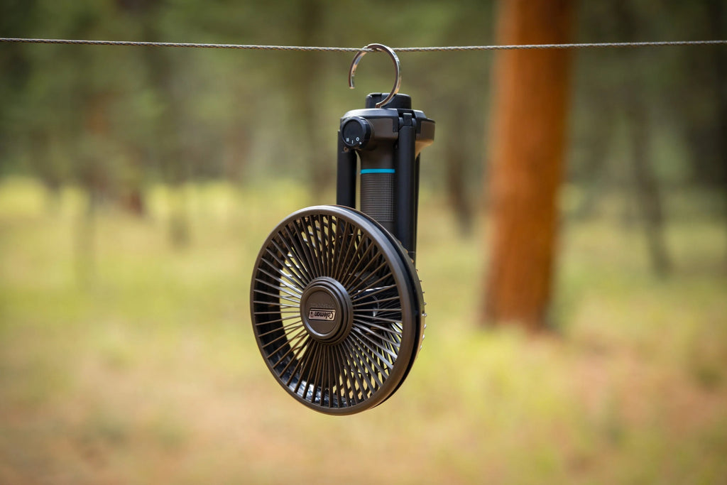 Portable Fan & Rechargeable Battery, Black R962