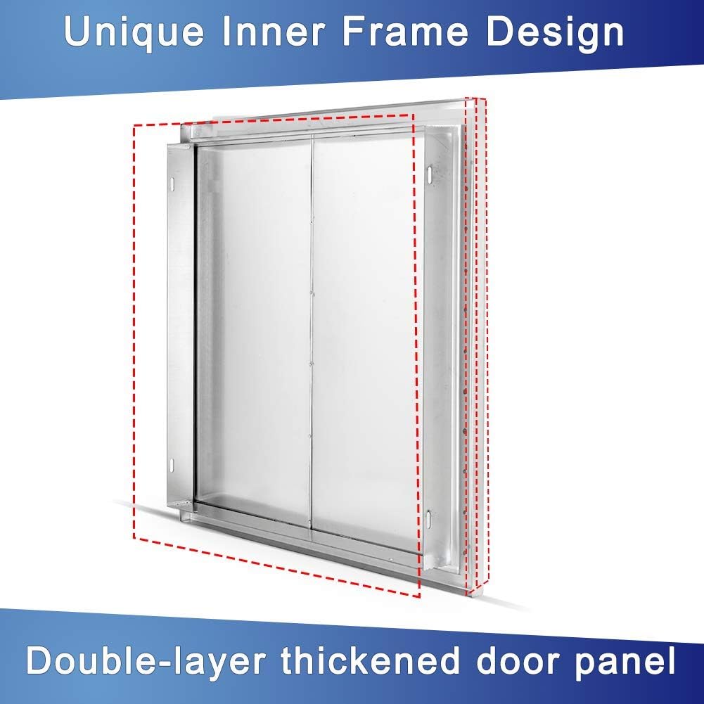 42 W x 21 H Stainless Steel Single Access Door A8788