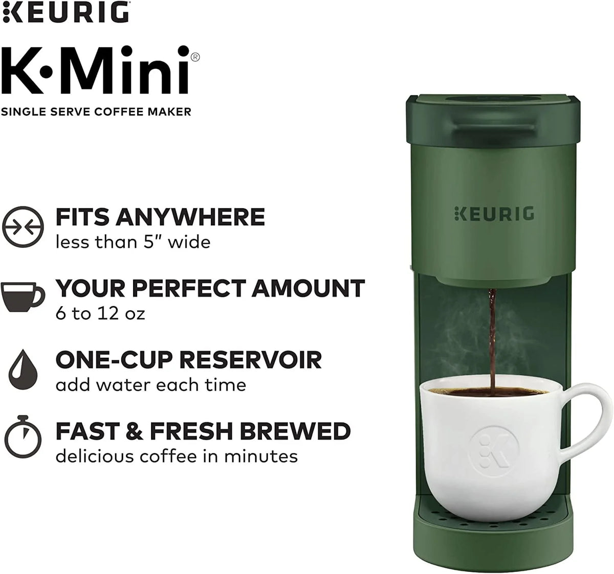 Single Serve Coffee Maker, Black X11014