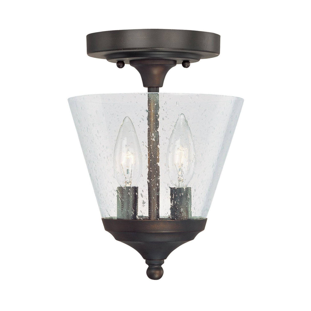 2 Light Foyer Burnished Bronze X33767