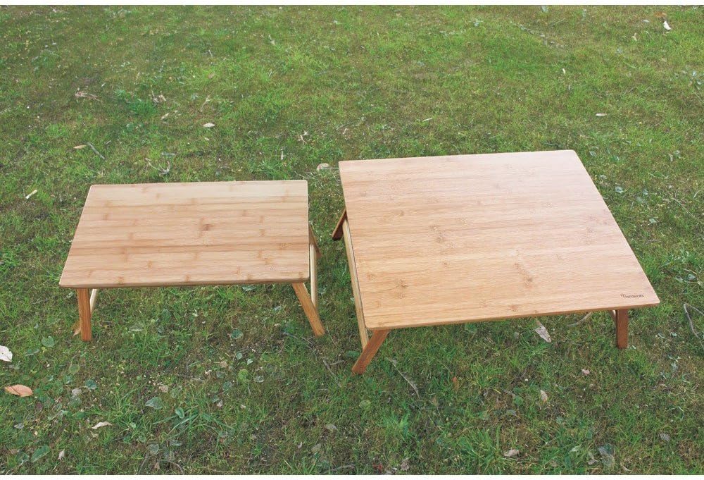 Foldable Bamboo Table Pack of 2 L50188