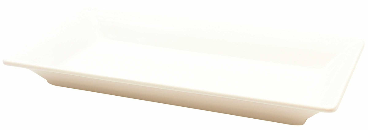 White Cast Aluminum Rectangular Platter L950