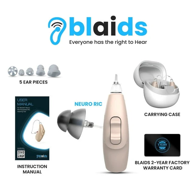 Rechargeable RIC Hearing Aids T351