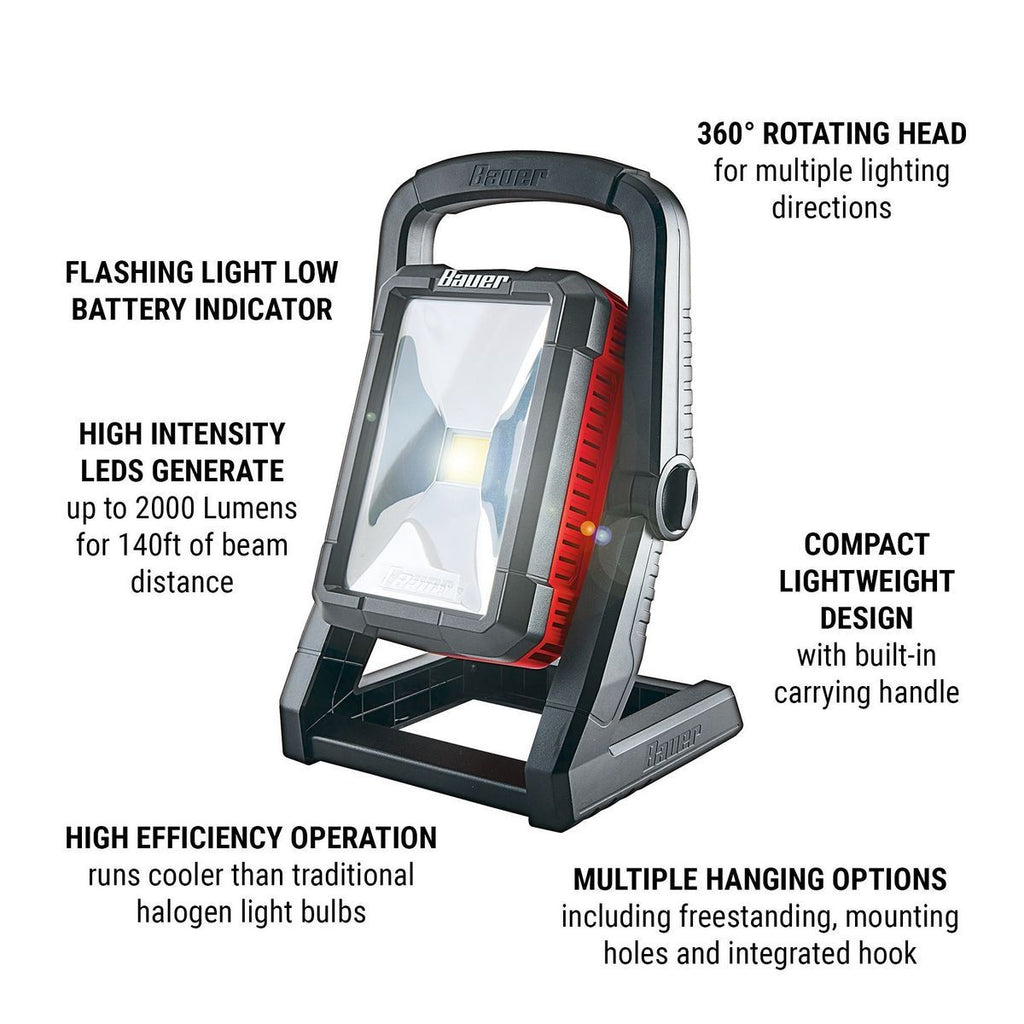 20V Cordless 2000 Lumen Work Light K708