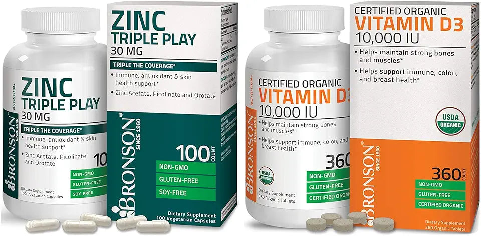 Vitamin D3 10,000 IU + Zinc 30 mg A392