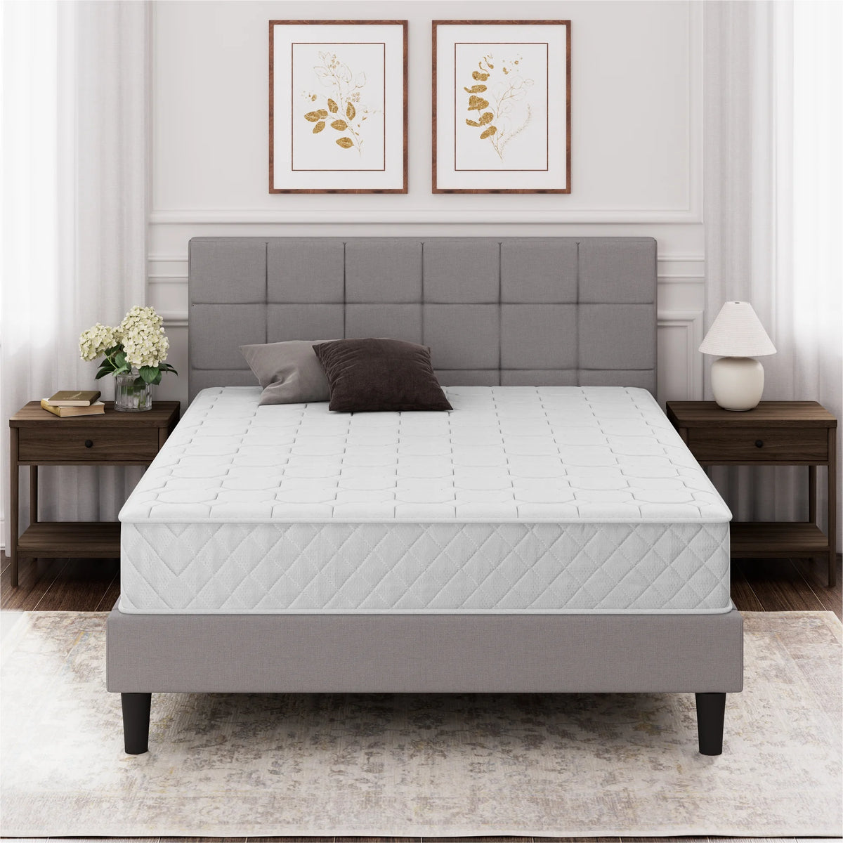 8 Quilted Hybrid Foam and Pocket Spring Mattress Twin-XL K95488