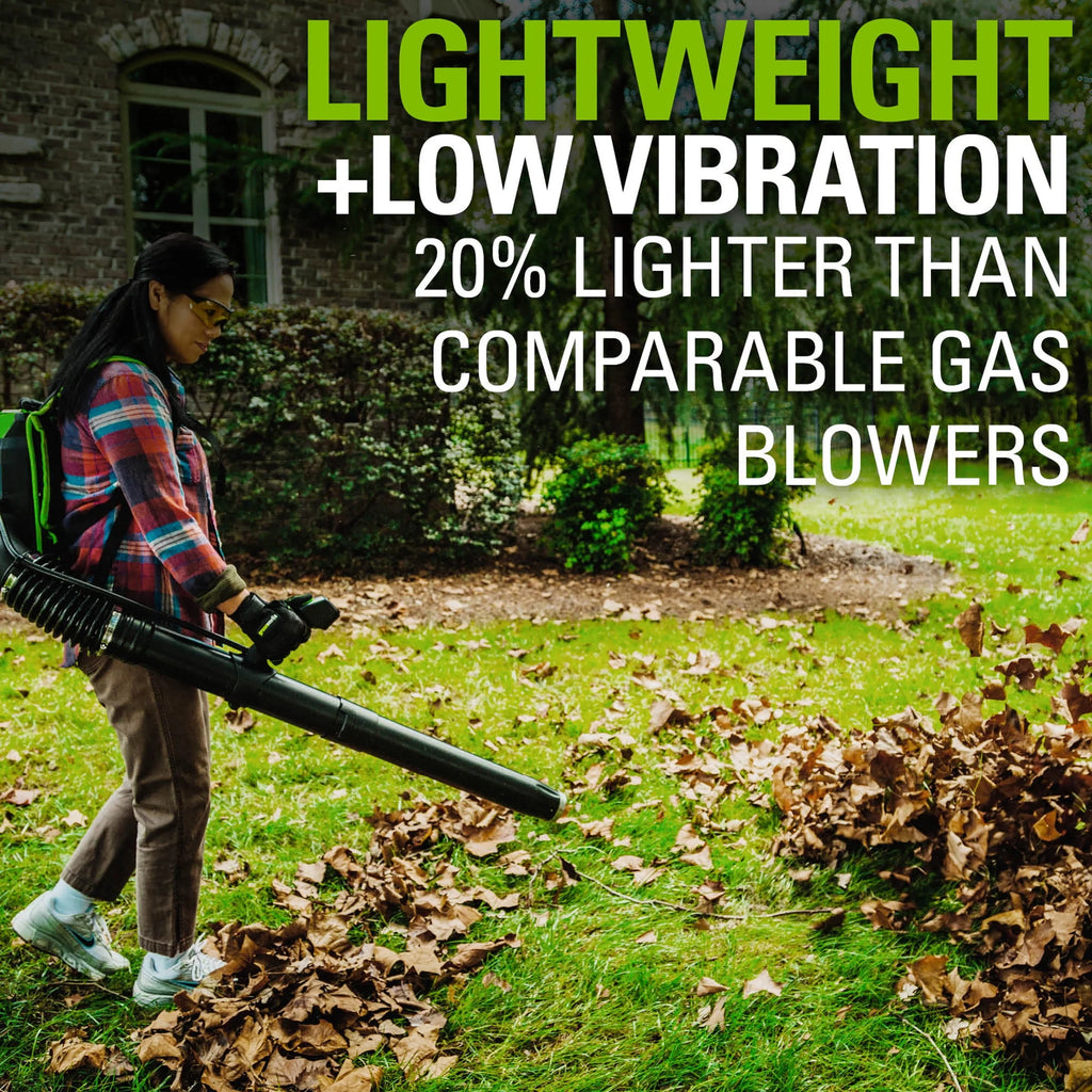 80V 610 CFM Brushless Backpack Blower with 2.5 Ah Battery & Charger B637