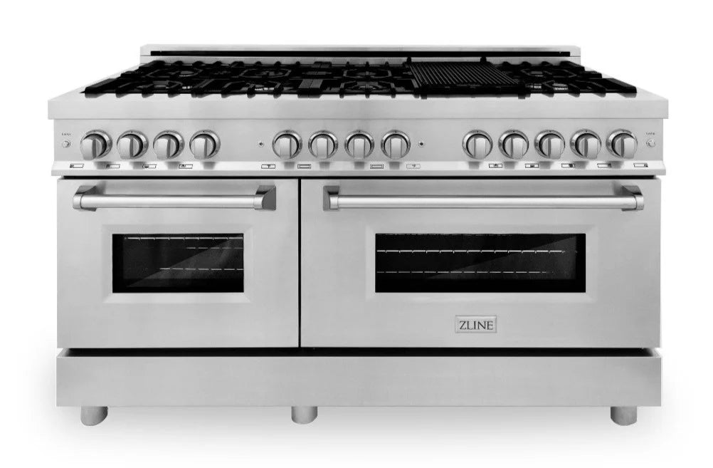 60 in. Gas Burner and 7.4 cu. ft. Electric Oven Stainless Steel R781872