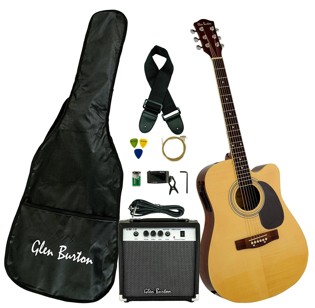 Acoustic Electric Cutaway Guitar Natural J926557