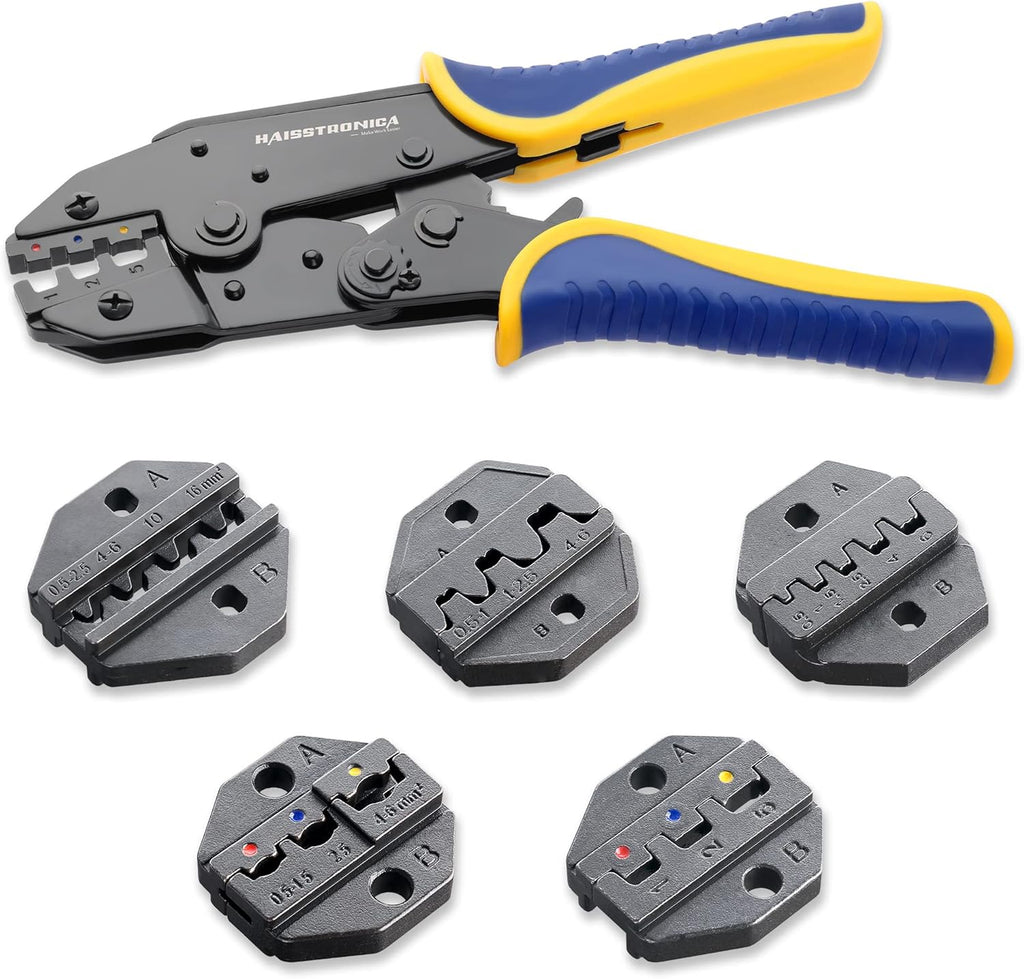 6 Pc Ratchet Wire Crimping Tool Set O294