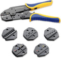 6 Pc Ratchet Wire Crimping Tool Set O294