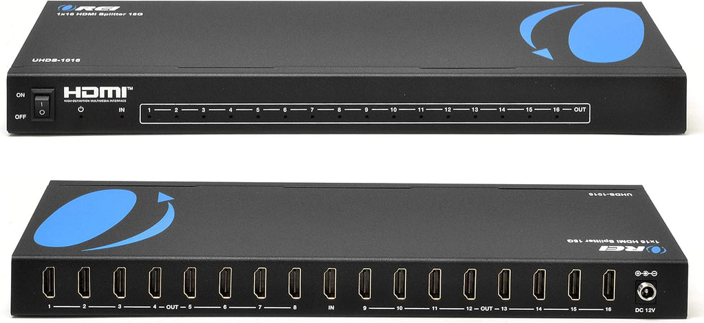 1 in 16 4K HDMI Splitter 4:4:4 8-bit HDMI 2.0 18 Gbps 4K @ 60Hz Z23738