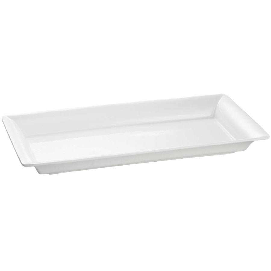 White Cast Aluminum Rectangular Platter L950