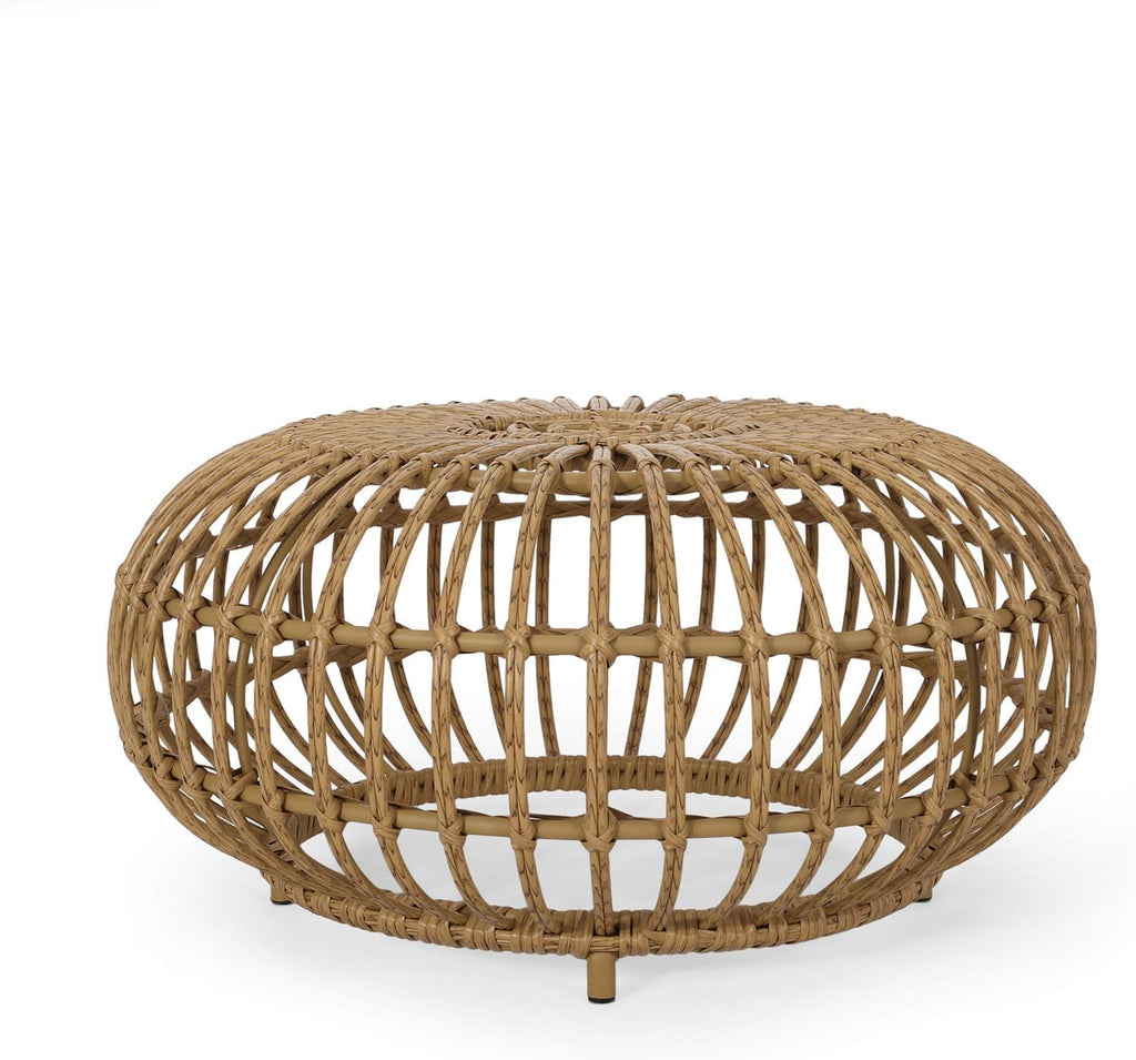 Round Rattan Wicker Coffee Table L143828