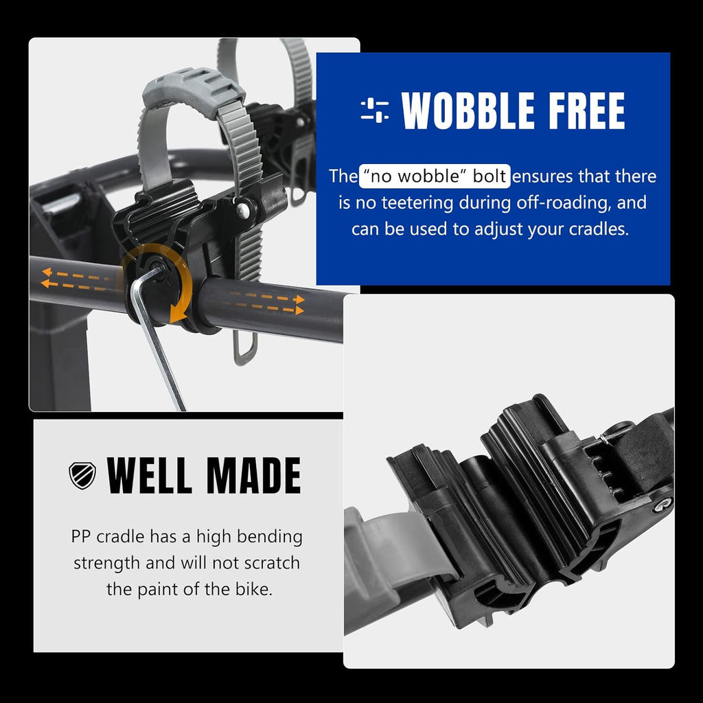 2-Bike Hitch Mount Carrier Rack E3604