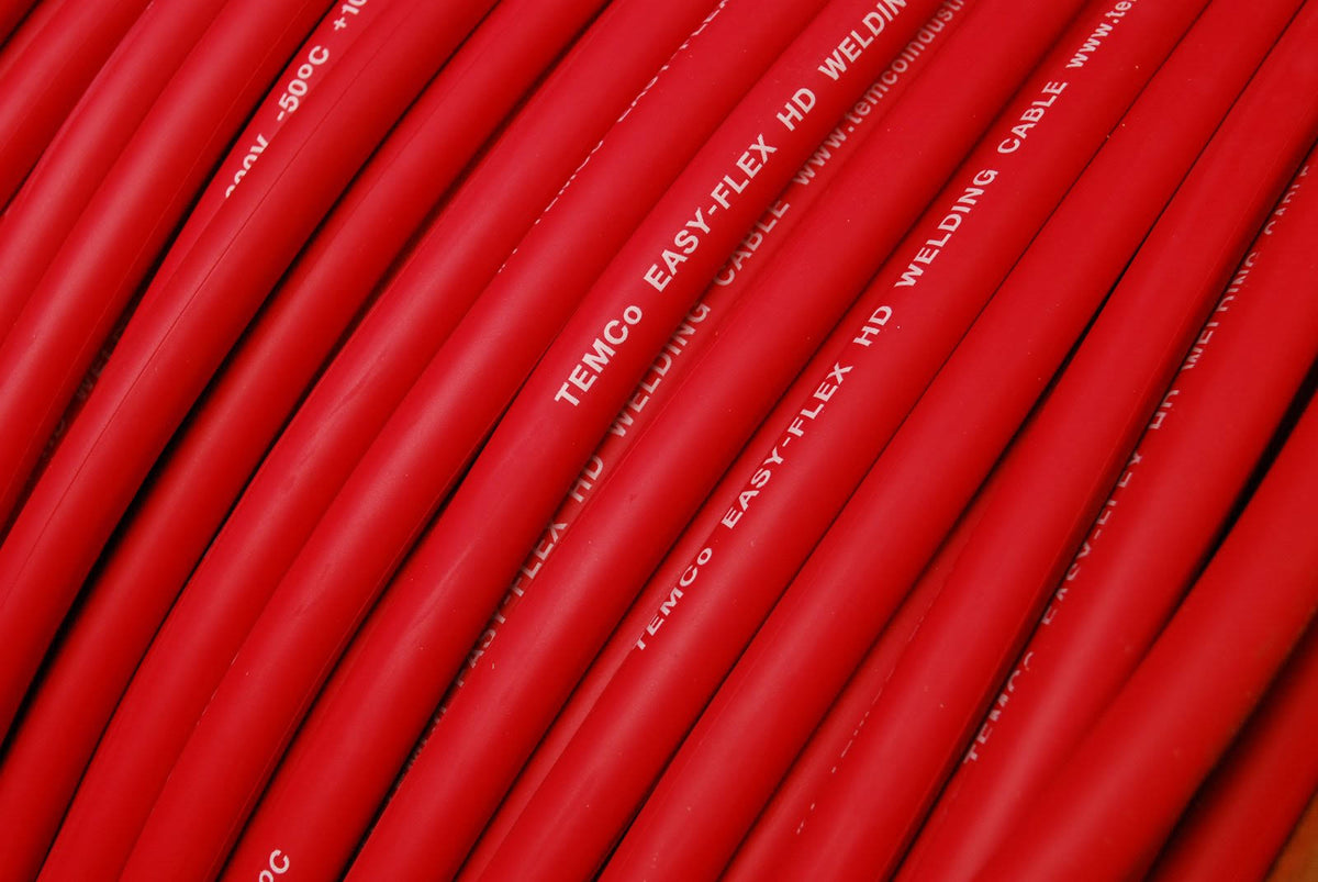 100 ft 2 Gauge Copper Wire Red W216