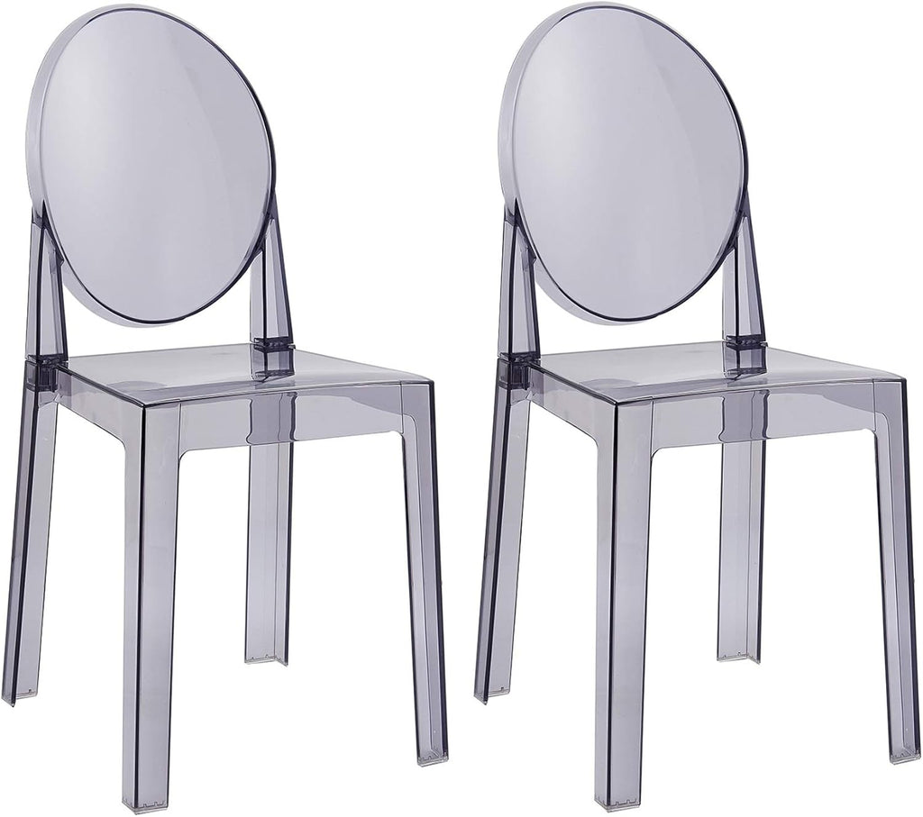 Set of 2 30” Clear Polycarbonate Bar Stool O821