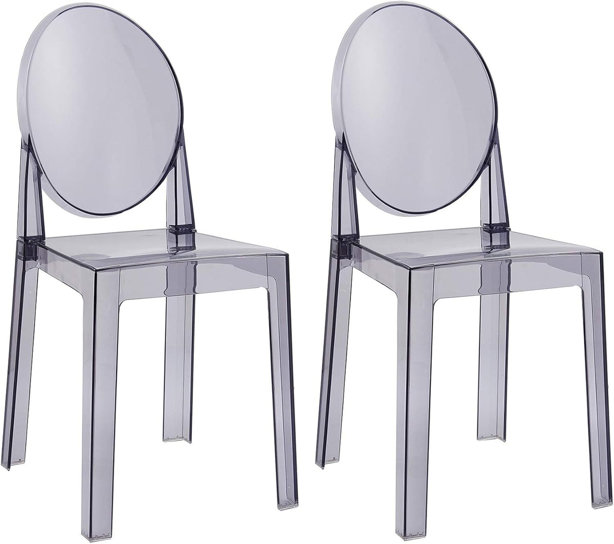 Set of 2 30” Clear Polycarbonate Bar Stool O821