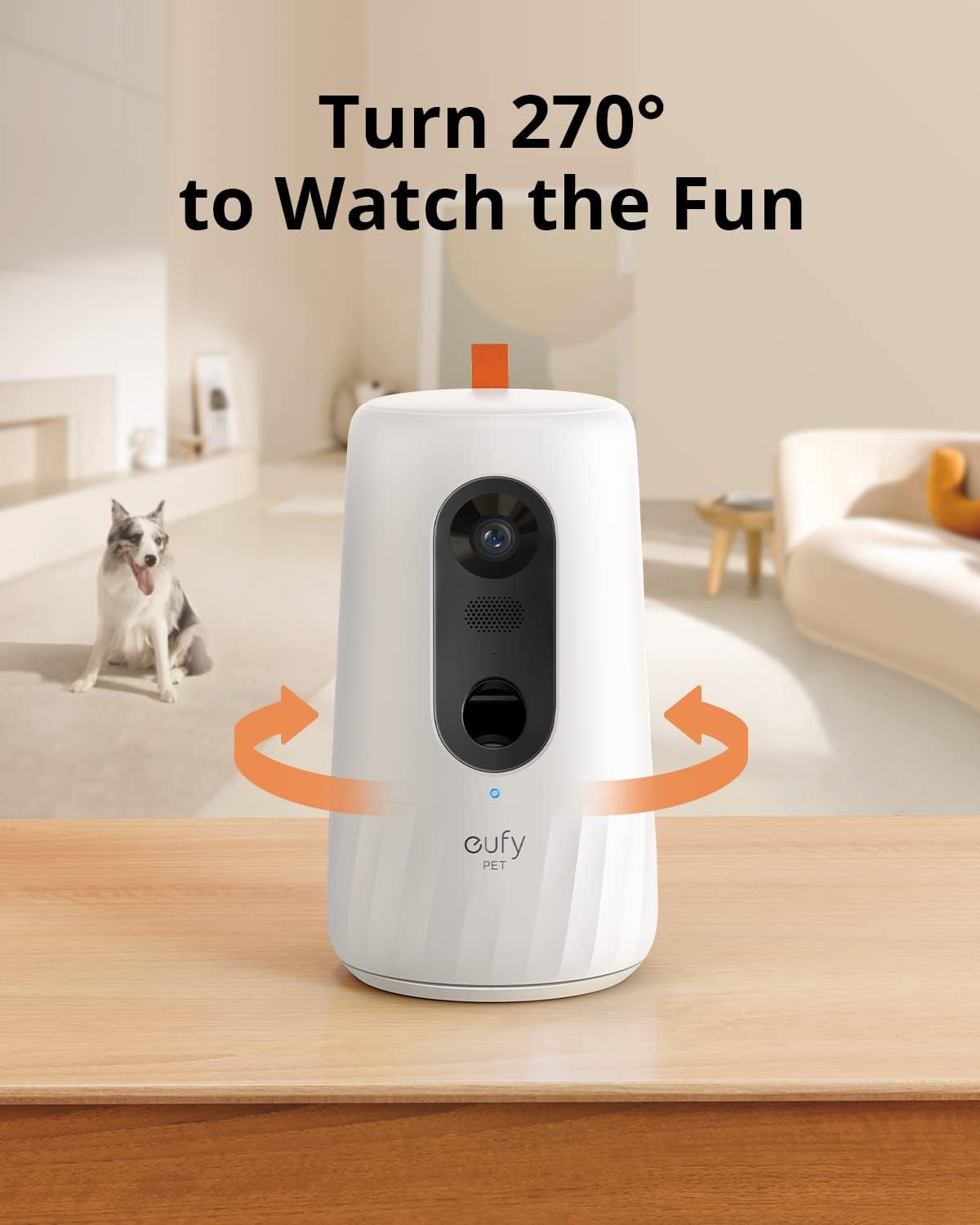 1080p Pet Camera with Treat Dispenser and 2-Way Audio Z8822