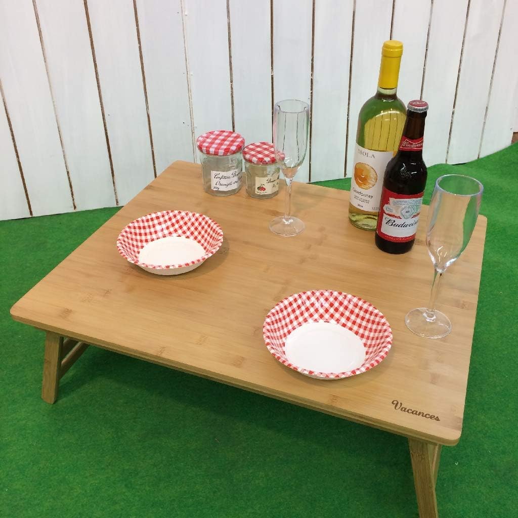 Foldable Bamboo Table Pack of 2 L50188