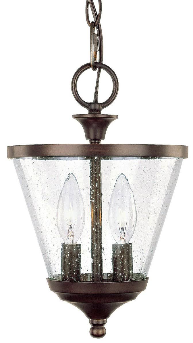 2 Light Foyer Burnished Bronze X33767