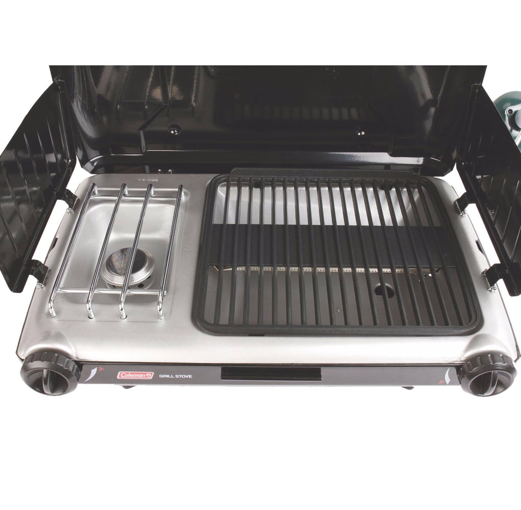 Portable Propane Camp Grill/Stove, Black S5331
