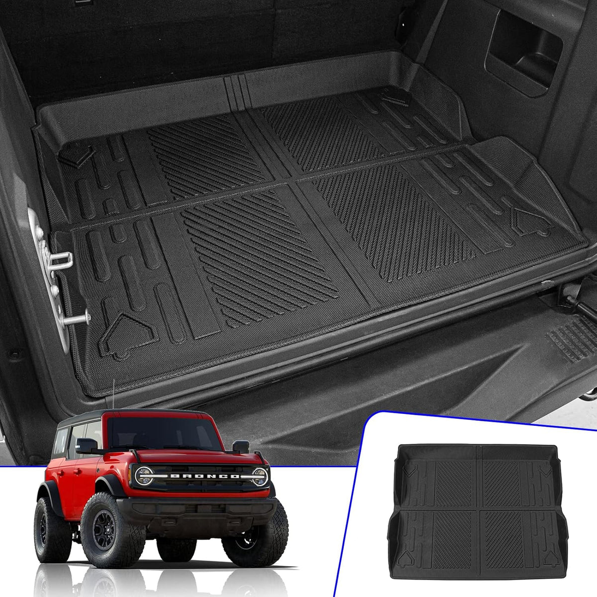 TPE All-Weather Cargo Liner Rear Trunk Mat Floor Mat H9819