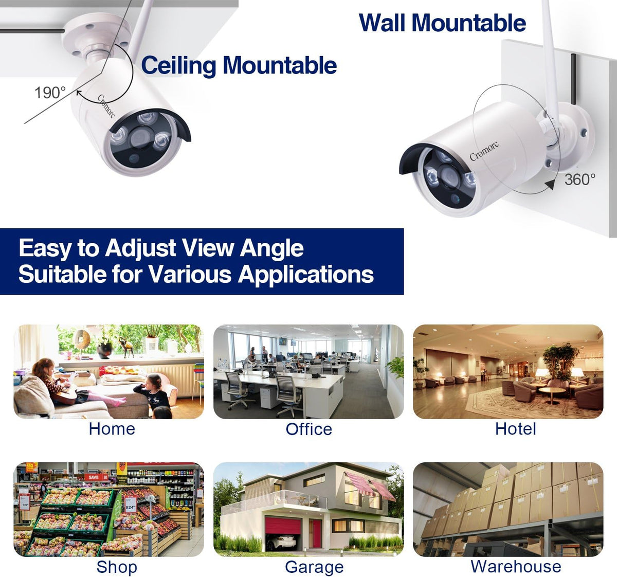 10.1 Monitor Wireless Security Camera System 1080P NVR 4pcs 3MP Camera 1TB HDD Z2315