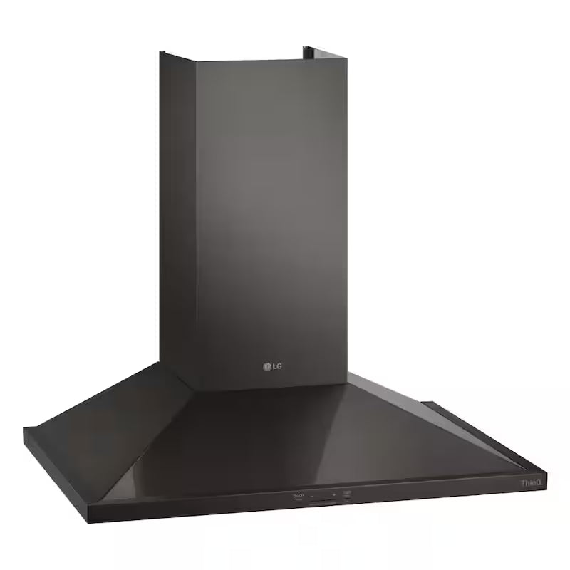 36 in. Smart Wall Mount Range Hood Black Stainless Steel V3023