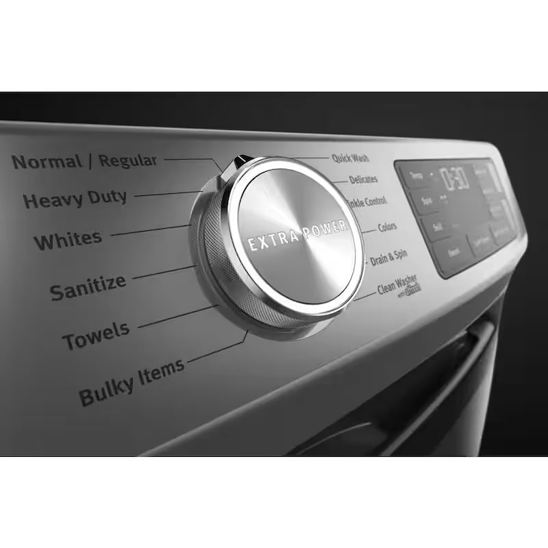 Metallic Slate Stackable Front Load Washing Machine with Steam E155416