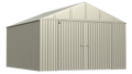 Steel Storage Shed 12x14 Cool Grey S262108