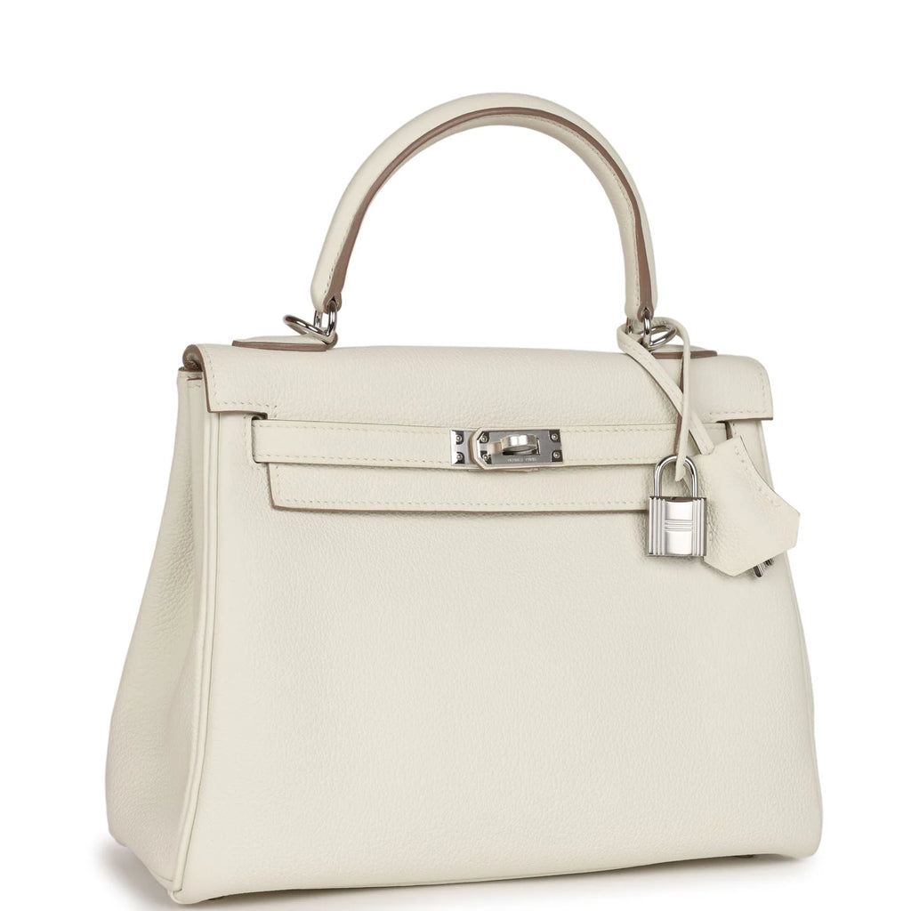 Mushroom Togo Leather Bag with Palladium Hardware S844340