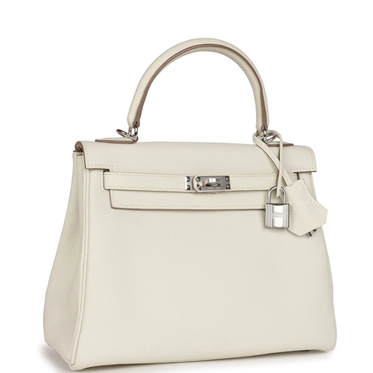 Mushroom Togo Leather Bag with Palladium Hardware S844340