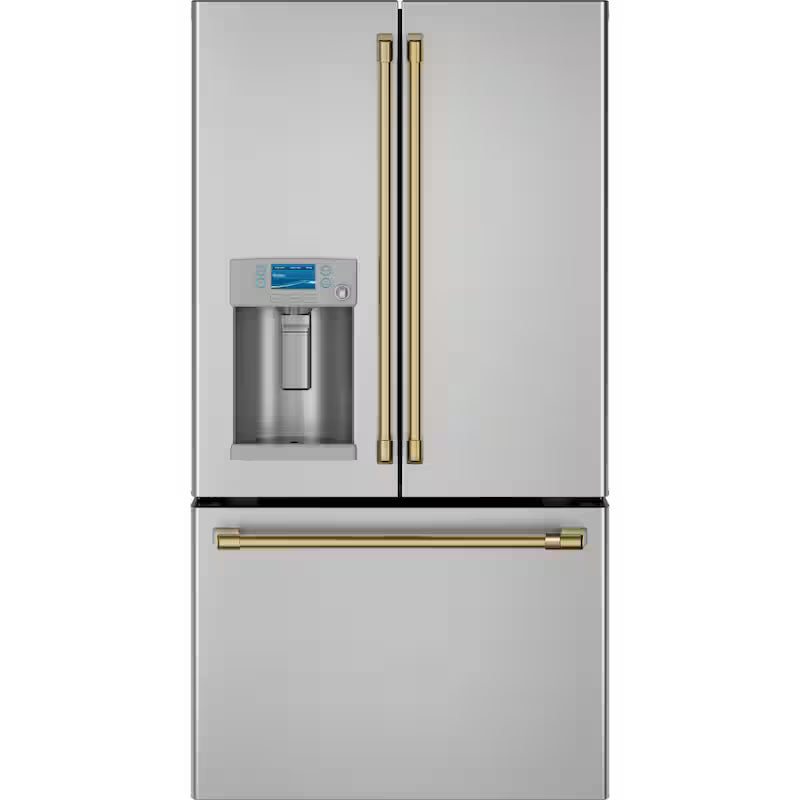 Refrigerator Handle Kit in Brushed Brass S4362