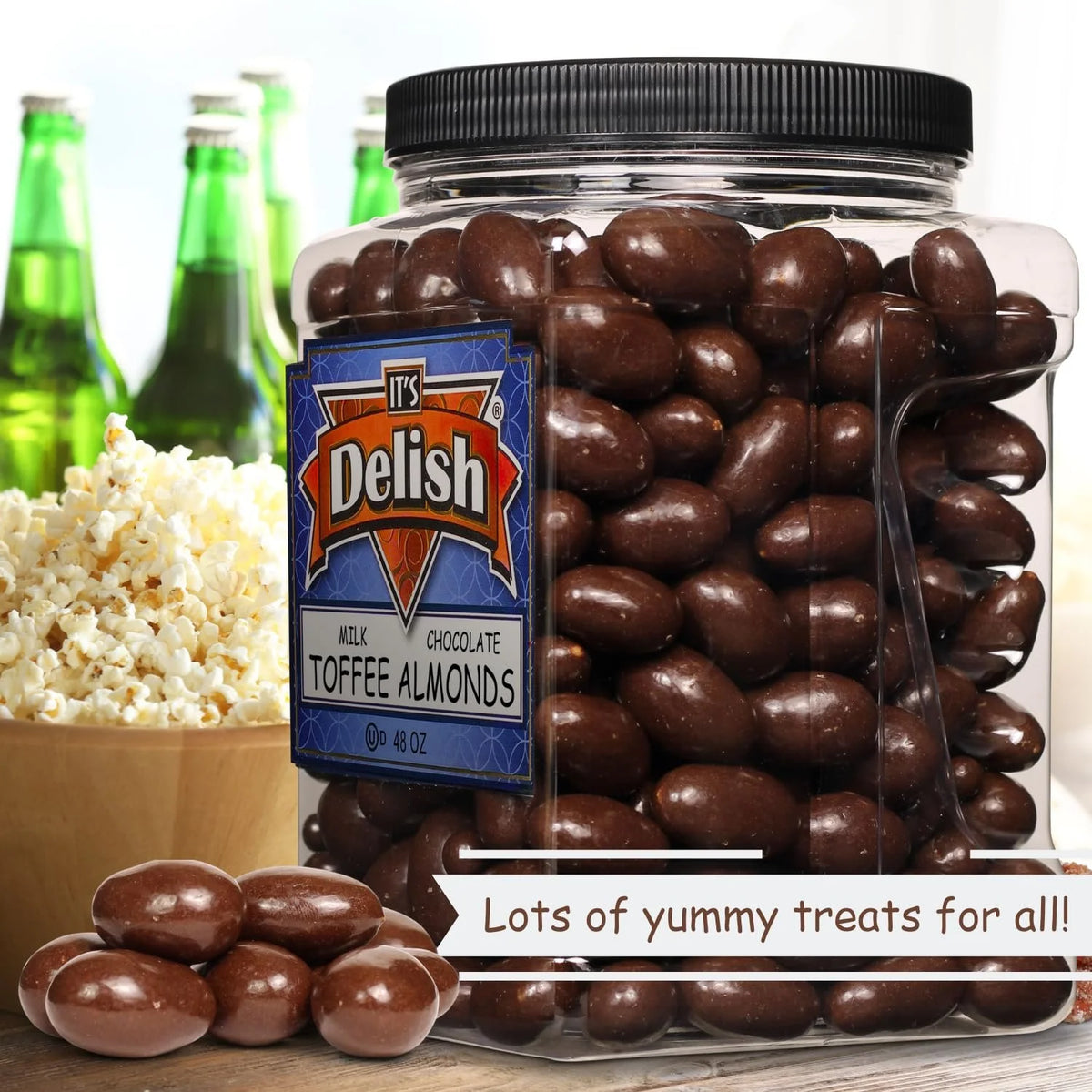 Milk Chocolate Toffee Coated Almonds 48 oz B4018