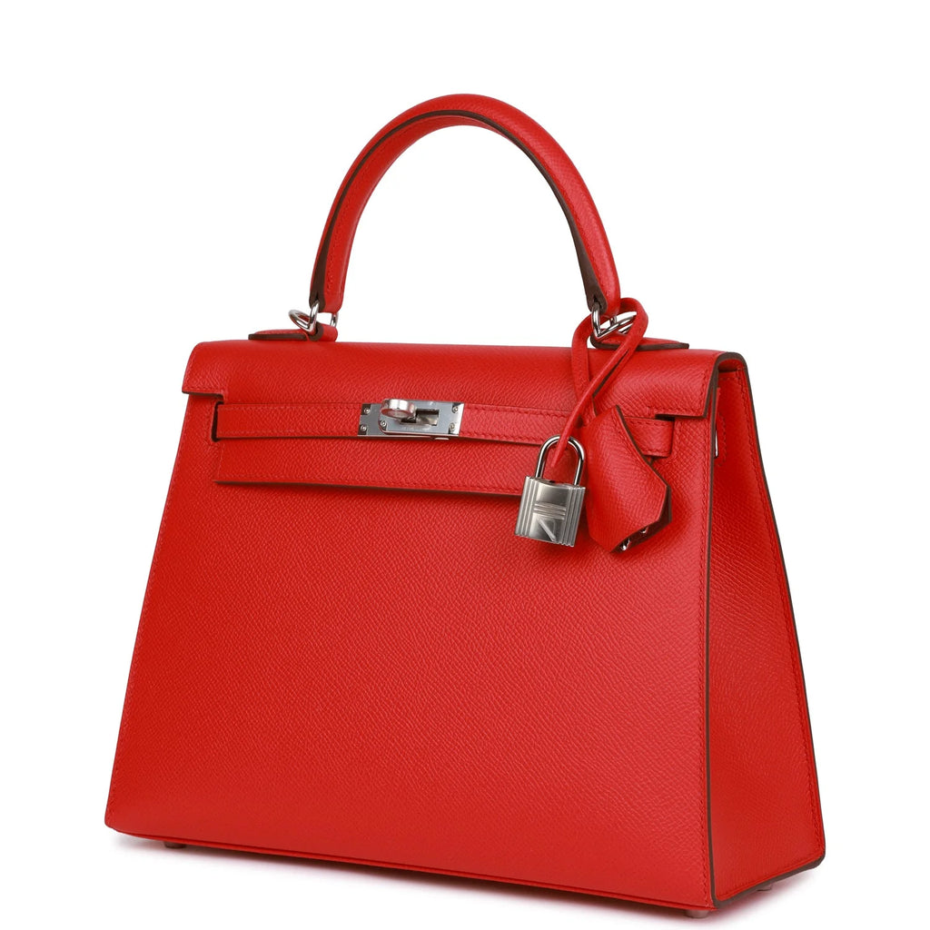 Red Epsom Leather Handbag Y19312