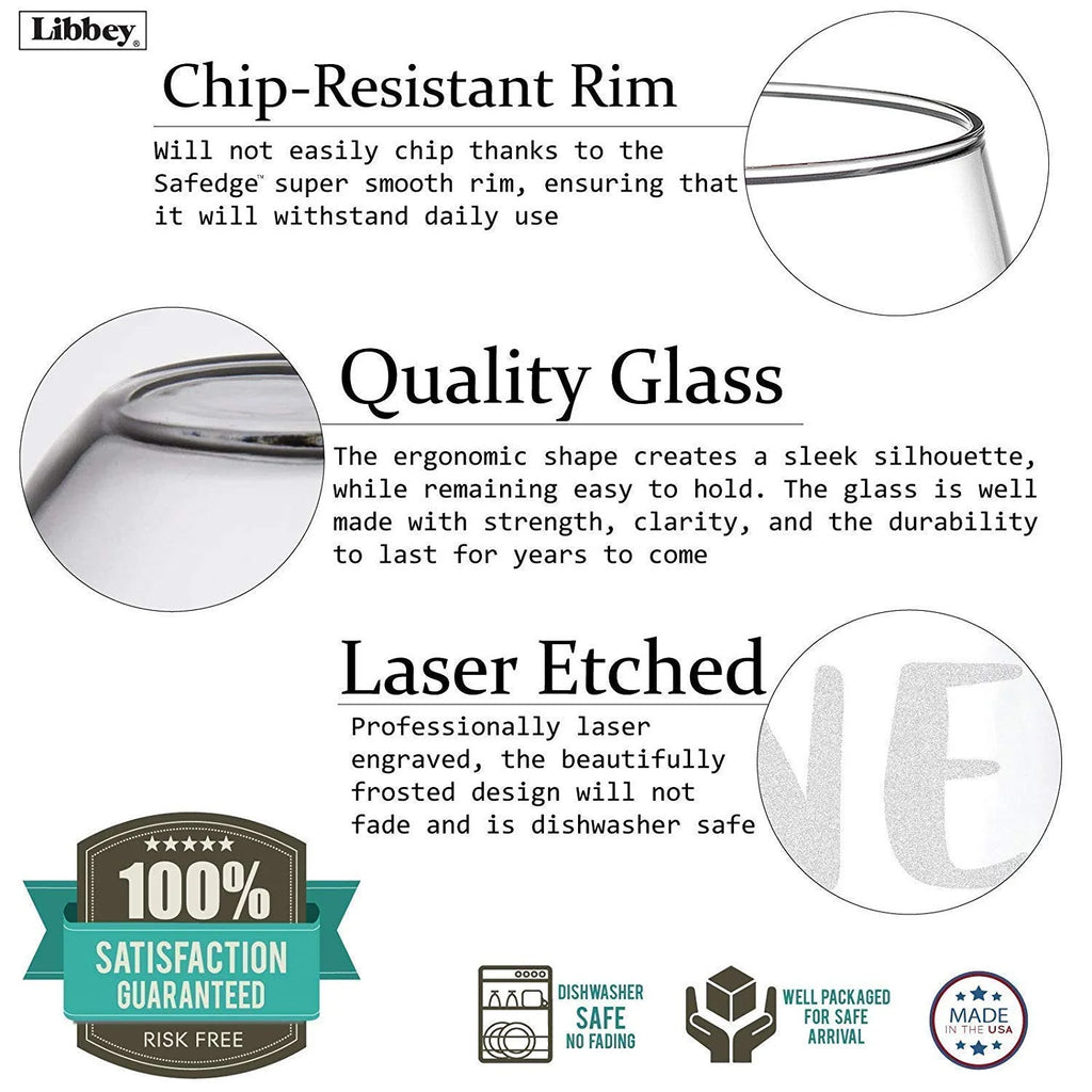 15 Oz Stemless Wine Glass O335