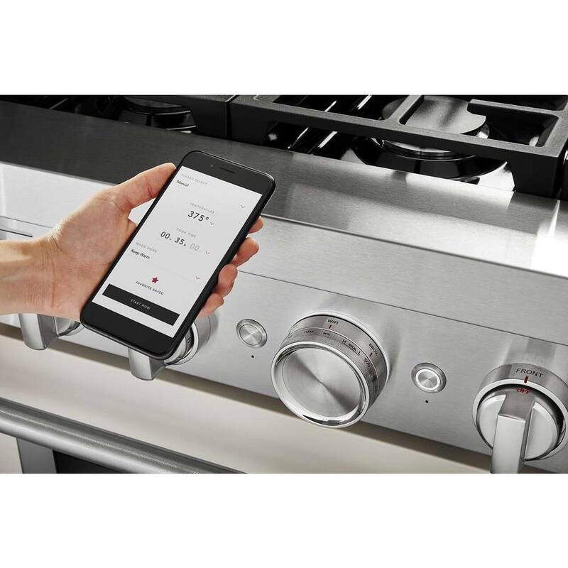 5.1 cu. ft. Dual Fuel Smart Range with 6-Burners J301